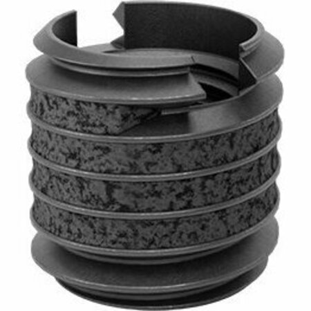 BSC PREFERRED Black-Phosphate Steel Thread-Locking Insert Easy-to-Install 7/16-20 Thread 9/16-12 Tap, 5PK 90259A158